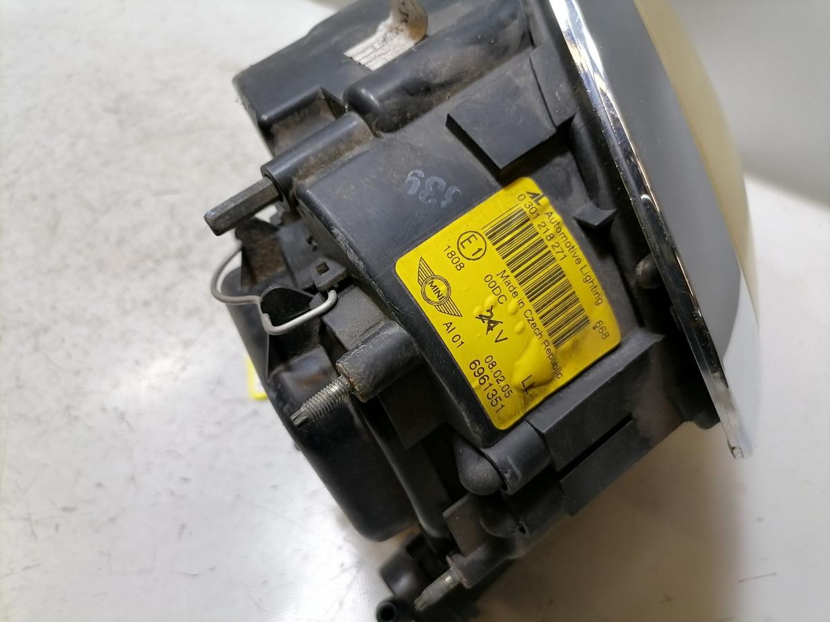 Mini One R50 original Xenonscheinwerfer links stark vergilbt Bj.2005